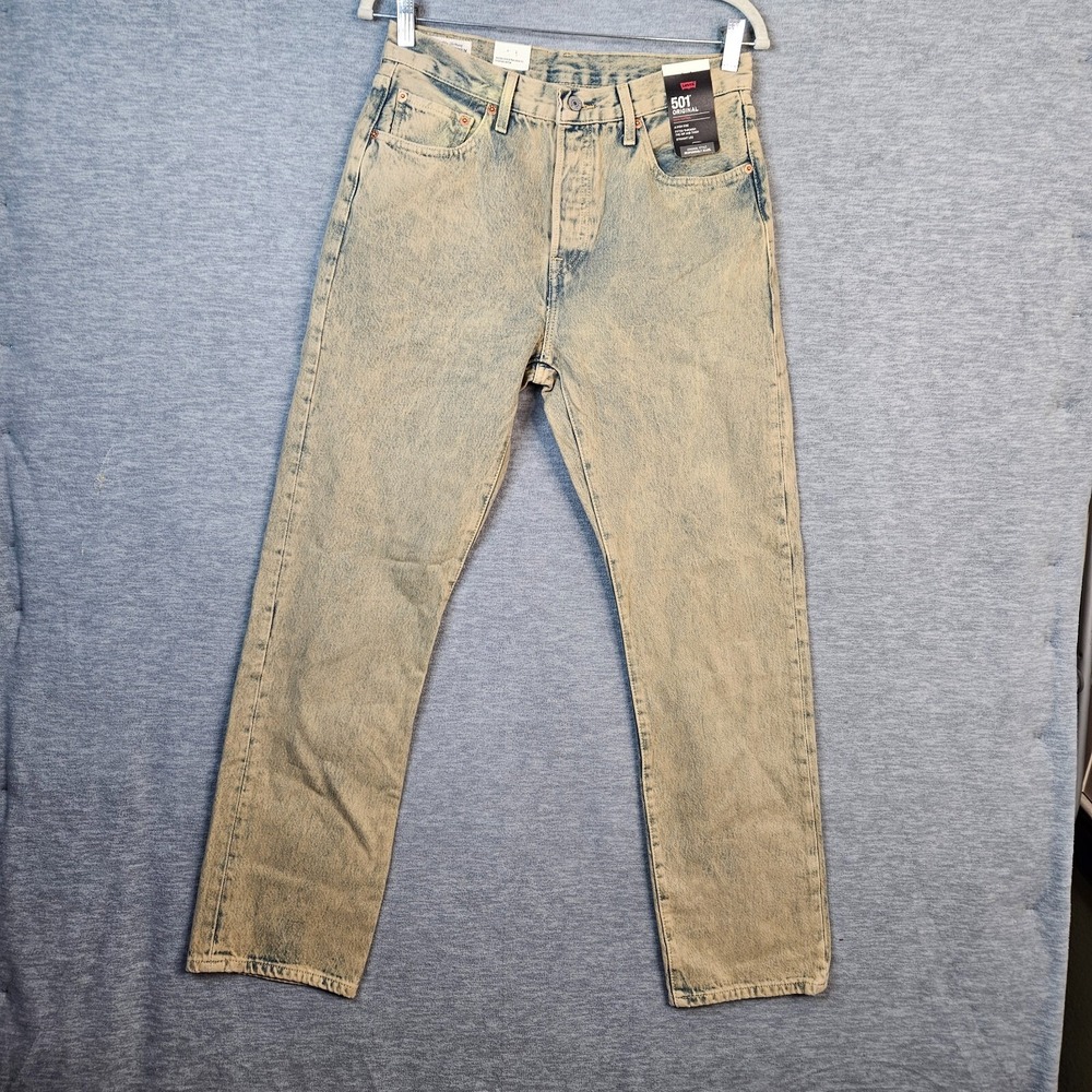 NEW Levi's Women's 501 Original Fit High-Rise Straight Leg Med-wash Jeans Sz 28
